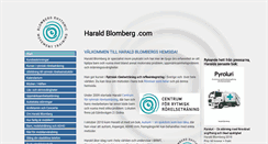 Desktop Screenshot of haraldblomberg.com